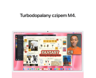 APPLE iMac 24 M4/24GB/2TB/MacOS Retina 4,5K Różowy 10R GPU MD2U4ZE/A/D2 - CTO [Z1K600144] - 1350778 - zdjęcie 6